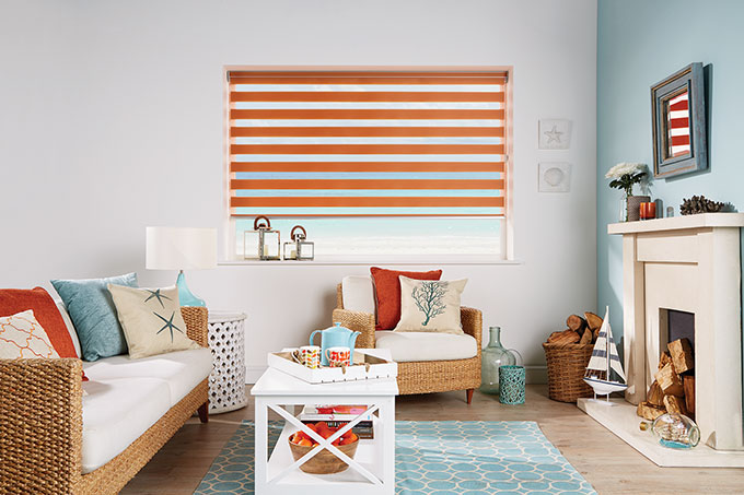 Capri Colour Sunset lite n shade blinds
