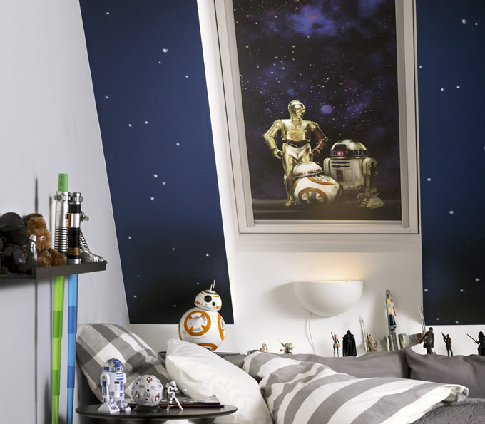 Velux Star Wars blinds