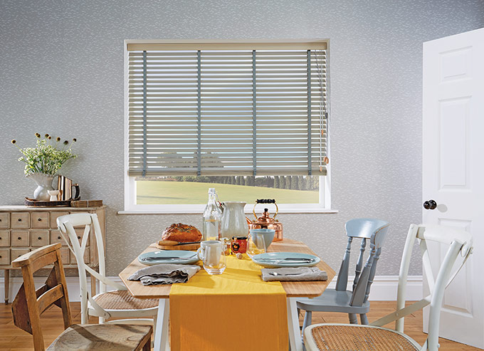 Highland Ash wooden venetian blinds