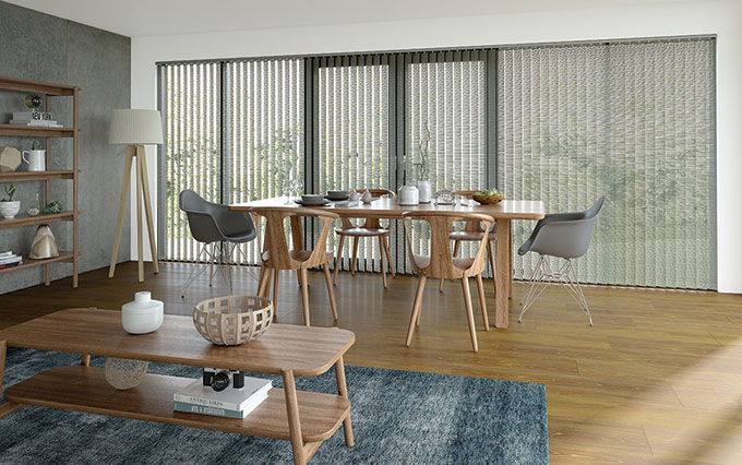 Monterey Shale vertical blinds