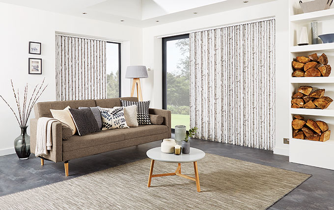 Monterey Shale vertical blinds